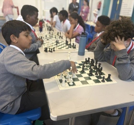 Children take part in the ETSP Chess Tournament 2026