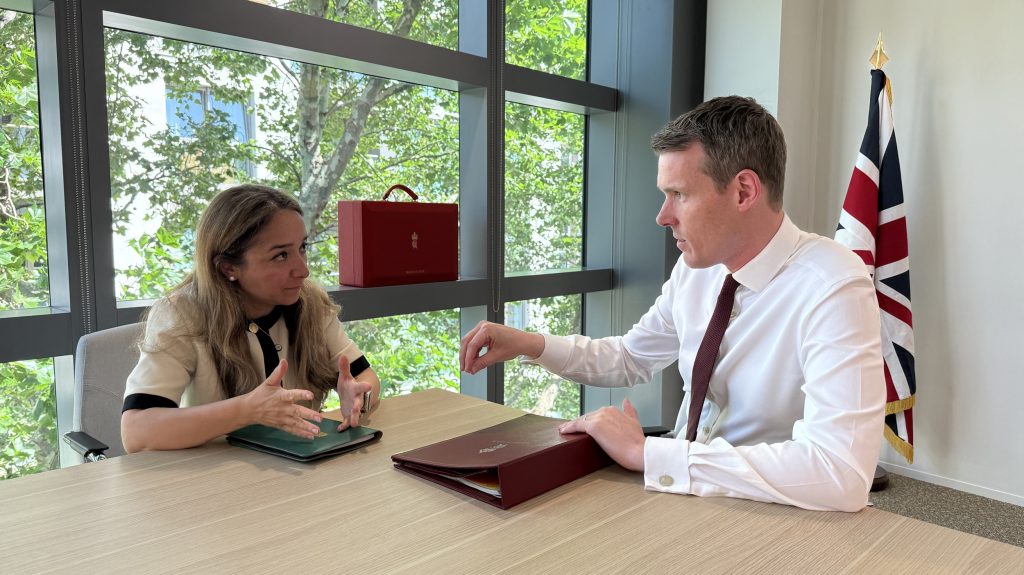 Enfield North MP Feryal meeting with housing minister Matthew Pennycook