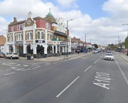 Hertford Road, in the area of Edmonton where the incident took place (credit Google)