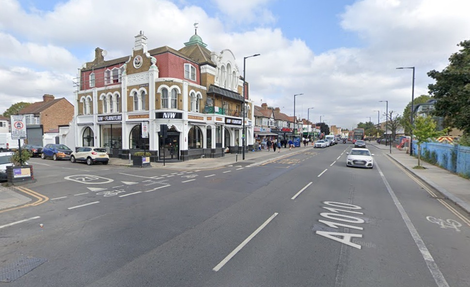 Hertford Road, in the area of Edmonton where the incident took place (credit Google)