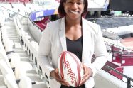 Maggie Alphonsi, former England Women's rugby player (credit Kumail Jaffer-LDRS)