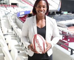 Maggie Alphonsi, former England Women's rugby player (credit Kumail Jaffer-LDRS)