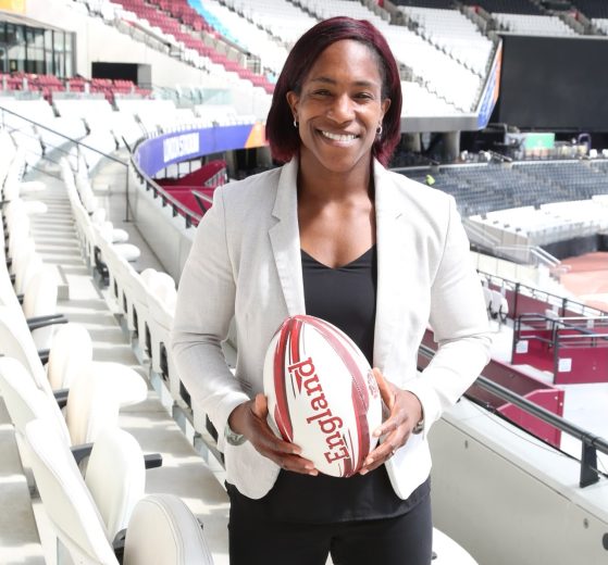 Maggie Alphonsi, former England Women's rugby player (credit Kumail Jaffer-LDRS)
