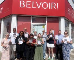 Residents protest in Green Lanes at the location of a proposed adult gaming centre