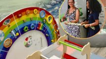 Mayor Emma Supple cuts the ribbon on Springcare Support Services Family Support Centre