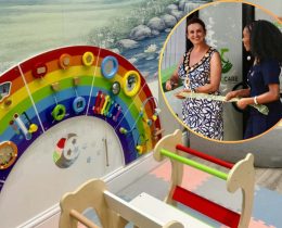 Mayor Emma Supple cuts the ribbon on Springcare Support Services Family Support Centre