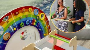 Mayor Emma Supple cuts the ribbon on Springcare Support Services Family Support Centre