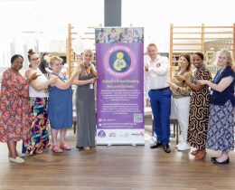 The 'We Welcome Breastfeeding' event (credit Enfield Council)