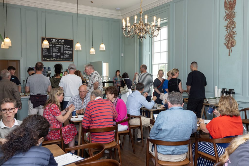 Inside the new Trent Park House of Secrets Cafe (credit Trent Park Museum Trust)