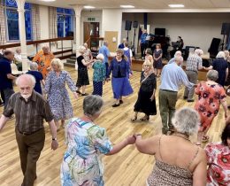 Winchmore Folk Dance Club meets on Tuesdays at Winchmore Hill URC and on Saturdays at Trinity Church Hall in Enfield Town