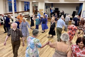 Winchmore Folk Dance Club meets on Tuesdays at Winchmore Hill URC and on Saturdays at Trinity Church Hall in Enfield Town