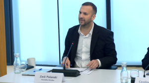 Zack Polanski at Mayor's Question Time last month