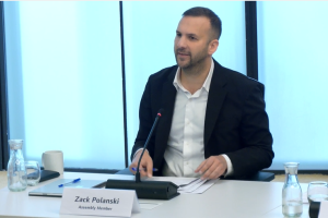 Zack Polanski at Mayor's Question Time last month