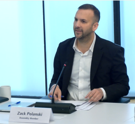 Zack Polanski at Mayor's Question Time last month