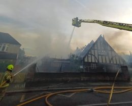 The fire in Addison Avenue