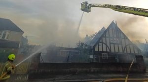 The fire in Addison Avenue