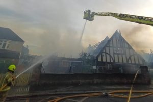 The fire in Addison Avenue