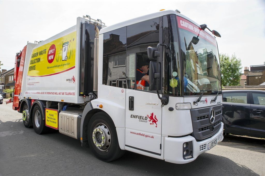 An Enfield bin lorry (credit Enfield Council)