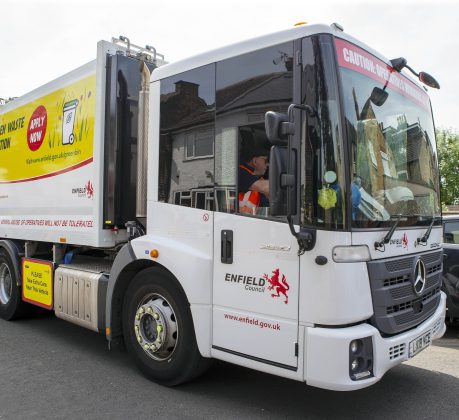 An Enfield bin lorry (credit Enfield Council)