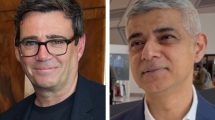 Andy Burnham (left, credit Scottish government) and (right, LDRS image) Sadiq Khan