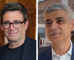 Andy Burnham (left, credit Scottish government) and (right, LDRS image) Sadiq Khan