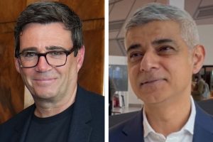 Andy Burnham (left, credit Scottish government) and (right, LDRS image) Sadiq Khan