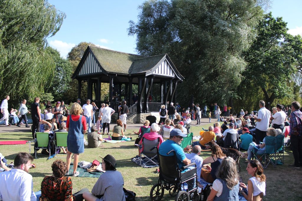Broomfield Park's bandstand
