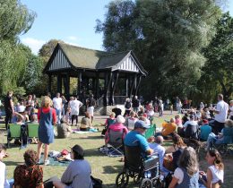 Broomfield Park's bandstand