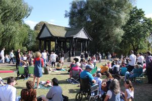 Broomfield Park's bandstand
