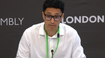Dr Jonathan Bourne of University College London address the London Assembly