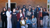 The 'Young Cultural Leaders' take part in a workshop at Forty Hall (credit Zoe Scholes)