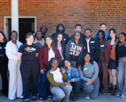 The 'Young Cultural Leaders' take part in a workshop at Forty Hall (credit Zoe Scholes)