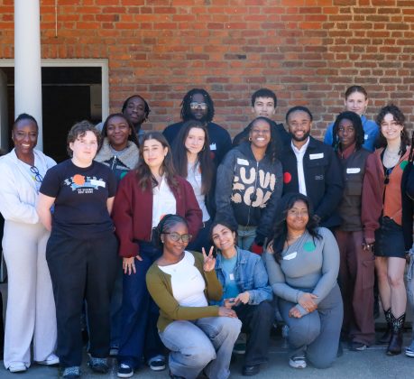 The 'Young Cultural Leaders' take part in a workshop at Forty Hall (credit Zoe Scholes)