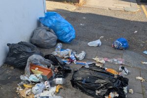 Fly-tipping in Saddler Square
