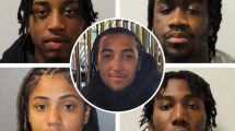 Keanu (centre) was killed by (clockwise from top left) Tayvon Etefia, Eliezer Mbaki, Emmanuel Popoola and Anais King