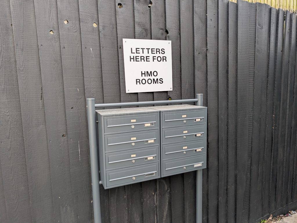 HMO postboxes were already installed at The Station Tavern in March