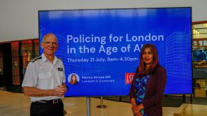 Marina Ahmad and Sir Mark Rowley (credit City Hall Labour)