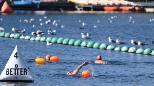 Outdoor swimming at West Reservoir in Hackney (credit GLA)