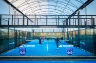 A padel tennis court run by Powerleague