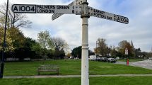 Southgate fingerpost (credit Enfield Council)