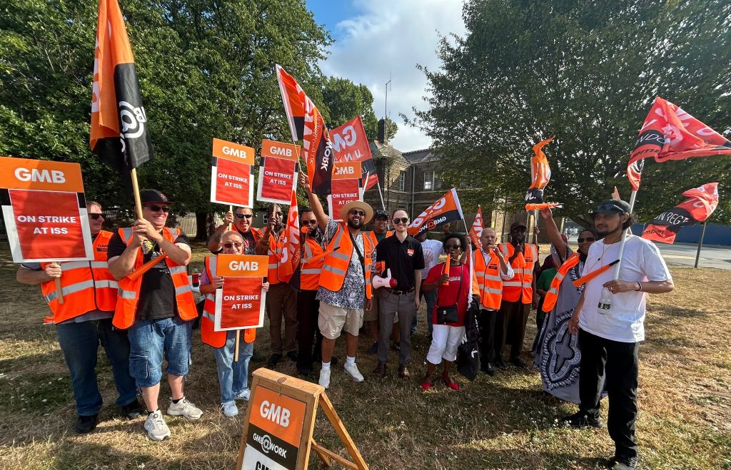 The GMB picket line