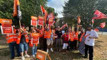 The GMB picket line