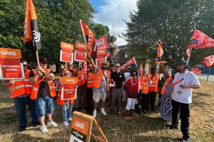 The GMB picket line