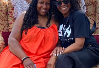 Visitors to the Windrush event at Pymmes Park