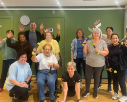 Zumba class (credit Age UK Enfield)