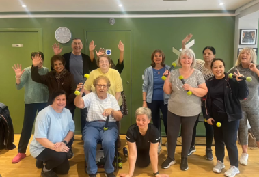 Zumba class (credit Age UK Enfield)