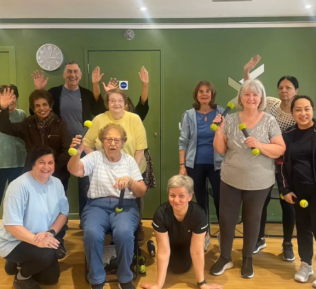 Zumba class (credit Age UK Enfield)
