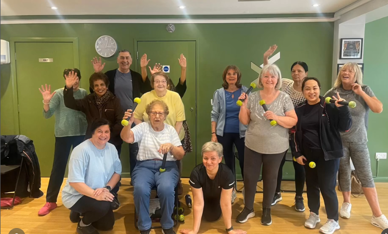 Zumba class (credit Age UK Enfield)