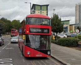 The 149 bus in Edmonton Green (credit Google)