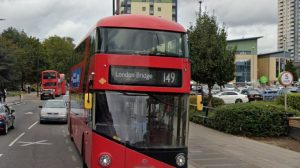 The 149 bus in Edmonton Green (credit Google)